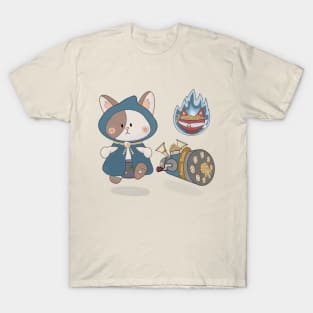 Ramen Warrior Cat T-Shirt